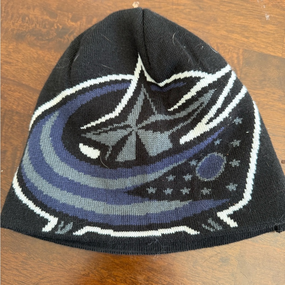 Adidas Black and Gray Knit Beanie